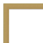 Espejo de pared para baño Grace sin bisel de 30" x 30" oro cepillado - Amanti Art: Marco cuadrado de poliestireno, montaje en pared