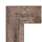 Espejo de pared de madera marrón búho sin bisel de 42" x 30" - Amanti Art