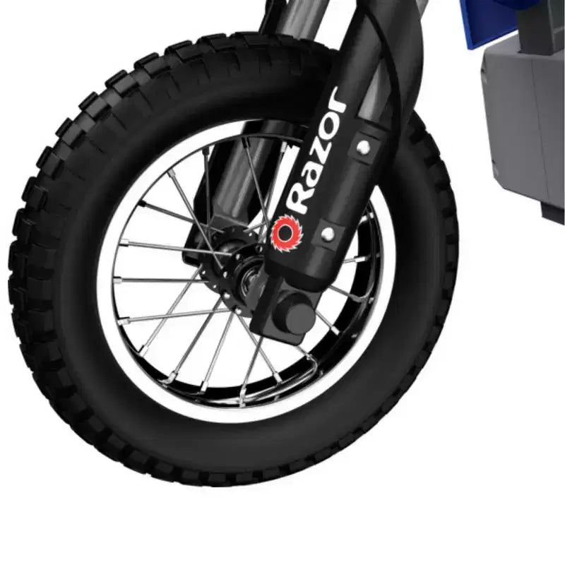 Moto eléctrica Razor MX350 Dirt Rocket de 24 V - Azul: motor de 250 W, 22,5 km/h