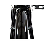 Bicicleta plegable de aluminio ZiZZO Via de 20" y 7 velocidades - Negra