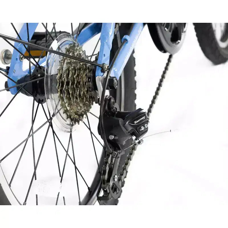 Bicicleta plegable ZiZZO Via de aluminio de 7 velocidades y 20" - Azul Cielo