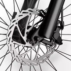 Bicicleta de montaña eléctrica Hiboy Adult P6 de 26" con barra alta - Negro