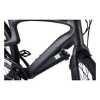 Bicicleta crucero eléctrica inteligente Urtopia Adult Carbon 1 Pro Step-Over de 27,64'' - Negro S
