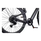 Bicicleta crucero eléctrica inteligente Urtopia Adult Carbon 1 Pro Step-Over de 27,64'' - Negro S