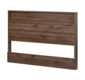 HomeStockTao Headboard Natural Walnut Open Storage Style 44