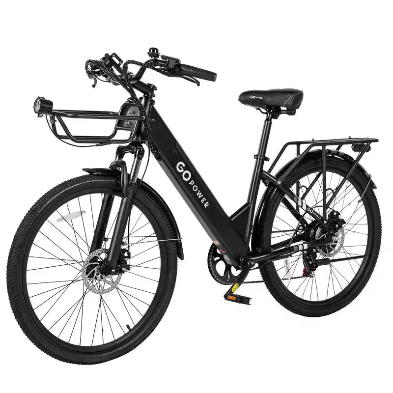 Bicicleta eléctrica GoVelo de GoPowerBike para adultos, motor de 500 W, batería extraíble, neumáticos de 26", velocidad máxima de 32 km/h, autonomía de más de 80 km