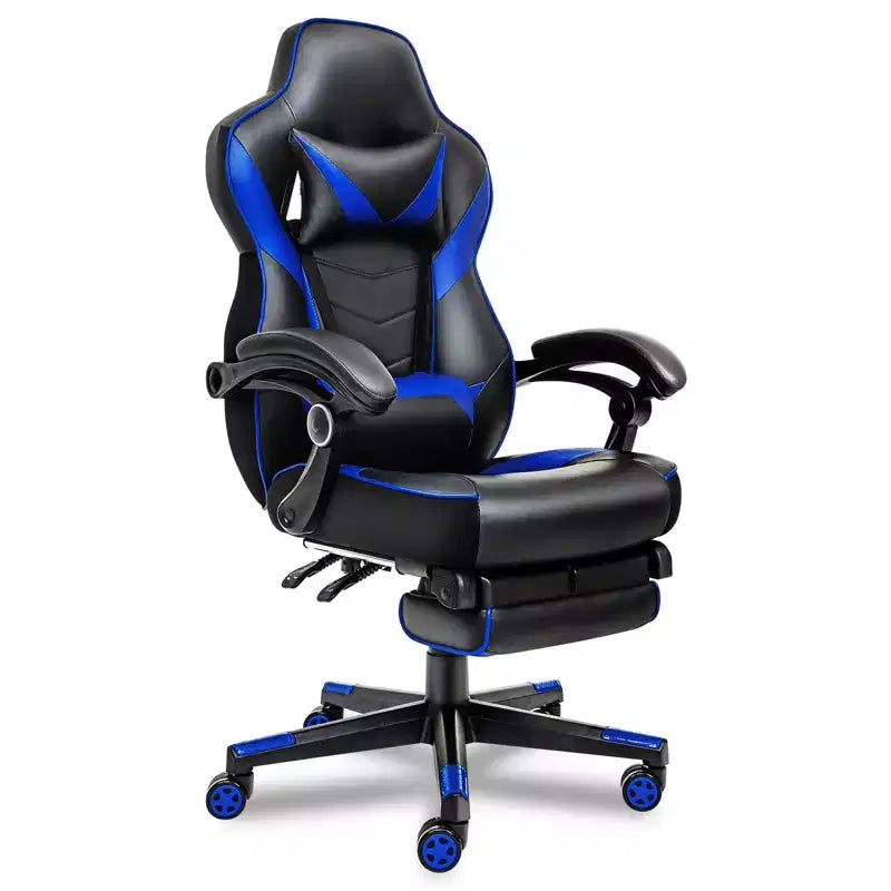 Sillón de oficina ELECWISH con reposapiés, soporte lumbar, silla ergonómica transpirable con cojín de muelles ensacados, sillas para adultos