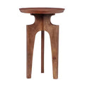 Christopher Knight Home Lira 3-Legged Mango Wood Round End Table, Walnut