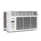 Climatiseur de fenêtre Commercial Cool 8000 BTU, refroidit jusqu'à 32,5 mètres carrés, unité de climatisation avec télécommande, 3 vitesses de refroidissement et fonction ventilateur seul, blanc