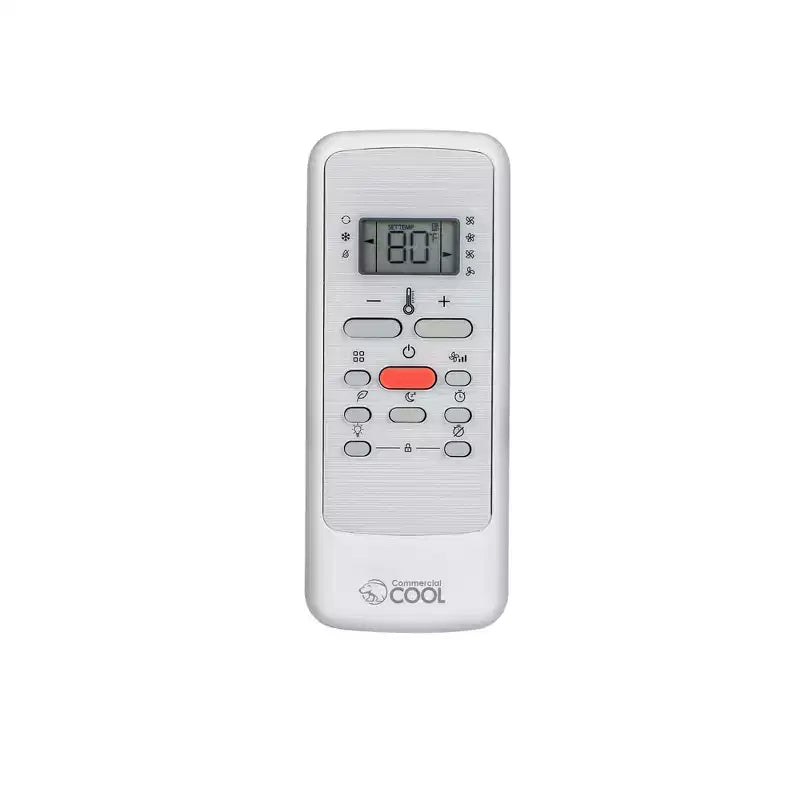 Climatiseur de fenêtre Commercial Cool 8000 BTU, refroidit jusqu'à 32,5 mètres carrés, unité de climatisation avec télécommande, 3 vitesses de refroidissement et fonction ventilateur seul, blanc