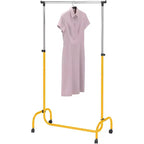 Kings Brand Furniture - Burro de ropa estándar con ruedas para colgar prendas