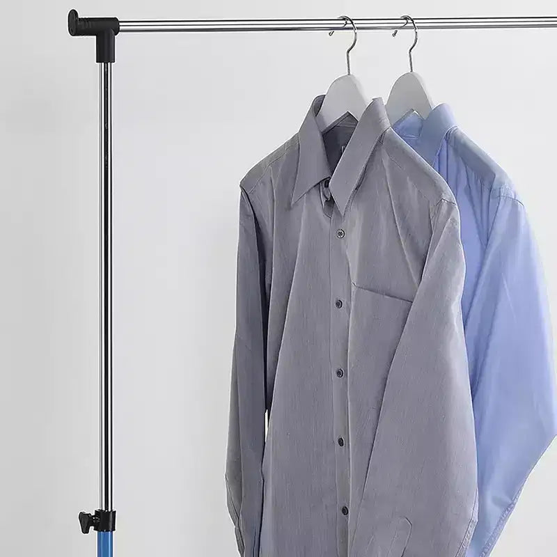 Kings Brand Furniture - Burro de ropa estándar con ruedas para colgar prendas