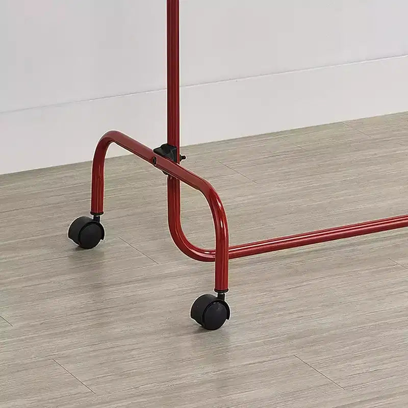 Kings Brand Furniture - Burro de ropa estándar con ruedas para colgar prendas