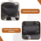 Silla de oficina para videojuegos BestMassage Racing con función de masaje, apoyo lumbar, cuero sintético, para adultos