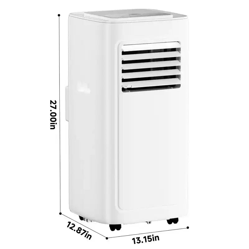 Climatiseur portable intelligent Simzlife 8000 BTU, climatisation à refroidissement rapide pour pièce jusqu'à 23 m², fonction 3 en 1, contrôle par application, ultra-silencieux, blanc