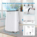Climatiseur portable Garvee 14000 BTU avec télécommande, refroidit des pièces jusqu'à 70 m²