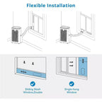 Climatiseur portable Garvee 14000 BTU avec télécommande, refroidit des pièces jusqu'à 70 m²