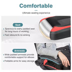 FIRNEWST Próximo nivel de confort en tus juegos: Silla ergonómica de cuero PU con reposabrazos abatibles ajustables