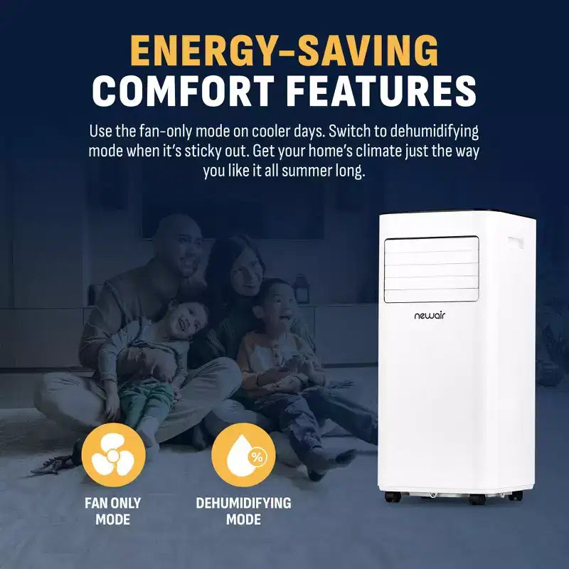 Aire Acondicionado Portátil, Deshumidificador y Ventilador Newair de 10,000 BTU