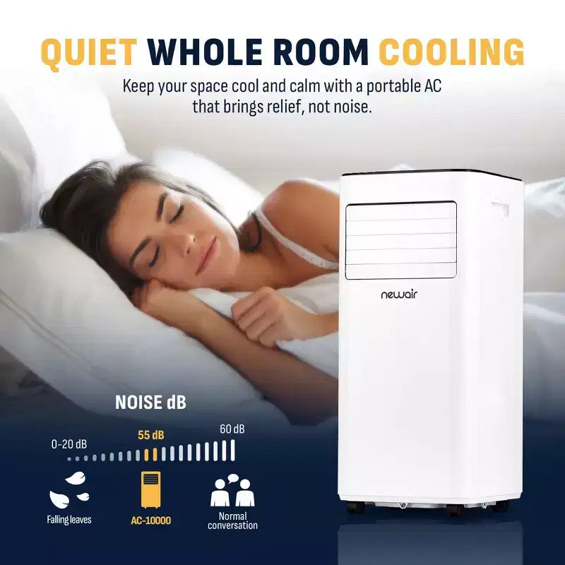 Aire Acondicionado Portátil, Deshumidificador y Ventilador Newair de 10,000 BTU