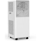 Climatiseur portable Garvee 14000 BTU, panneau de commande moderne blanc facile à utiliser, refroidissement économe en énergie pour grandes pièces, bureau à domicile
