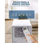 Climatiseur portable Garvee 8000 BTU avec télécommande, unité de climatisation 3-en-1 silencieuse mode veille ventilateur de refroidissement économe en énergie kit de fenêtre