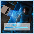 Climatiseur portable 8000 BTU, 3-en-1 CA avec déshumidificateur et ventilateur, pour pièces jusqu'à 32,5 m², avec télécommande et kit de fenêtre