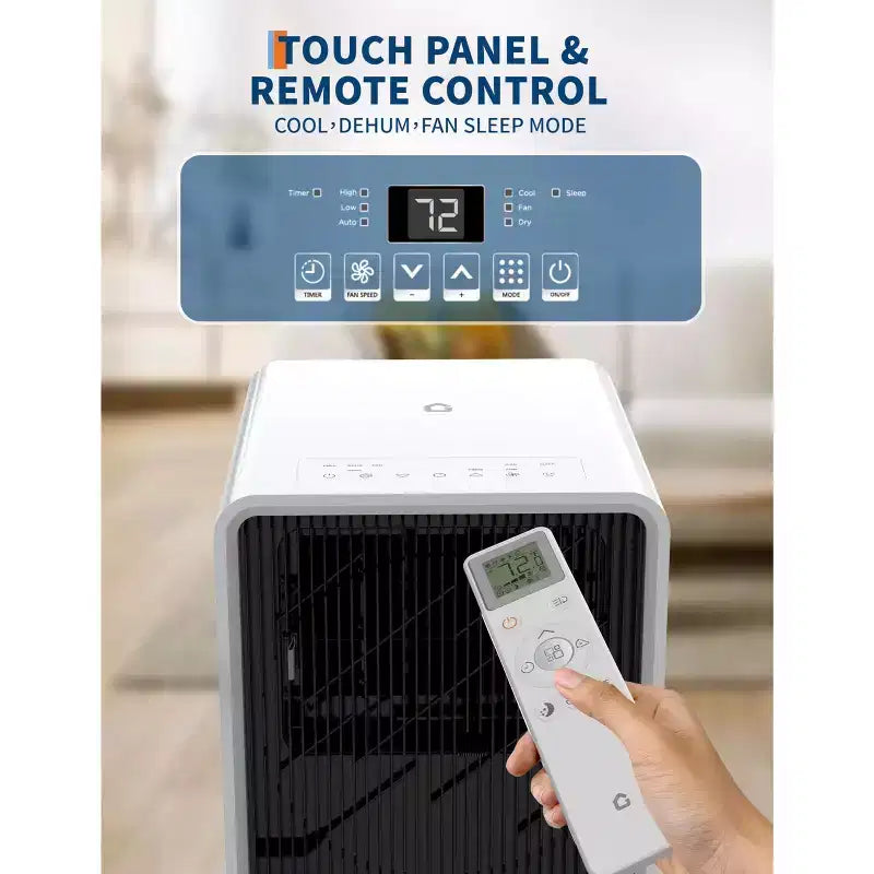 Aire acondicionado portátil de 14,000 BTU con control remoto
