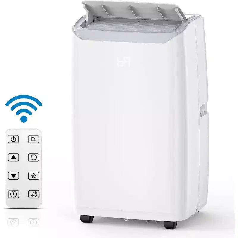 Climatiseur portable 3-en-1 de 14 000 BTU avec kit de fenêtre, refroidit jusqu'à 70 mètres carrés, déshumidificateur de 35 litres