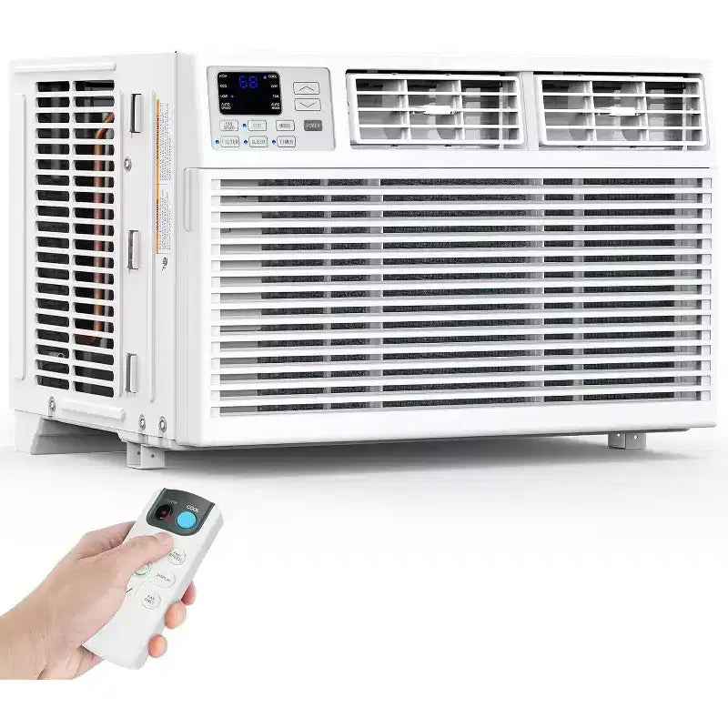 ZAFRO 12,000 BTU Window Air Conditioner Cools up to 550 Sq. ft, Ultra Quiet Window AC Unit with Remote Control
