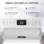 Climatiseur portable 3-en-1 ZAFRO avec télécommande et kit fenêtre, déshumidificateur intégré, mode ventilateur, blanc (8 000 BTU)