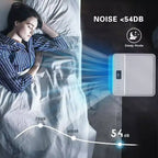 Climatiseur portable 3-en-1 ZAFRO avec télécommande et kit fenêtre, déshumidificateur intégré, mode ventilateur, blanc (8 000 BTU)