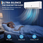 Aire Acondicionado Mini Split de 12000 BTU con Wifi, SEER2 de 21, 208-230 V, Inverter sin Ductos, para Pared, con Wifi y Compatible con Alexa