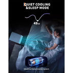 Climatiseur portable 10 000 BTU sans drainage pour pièces intérieures, unité de climatisation 3-en-1 pour chambre de 15 à 20 m²