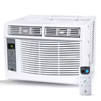 Climatiseur de fenêtre 8000 BTU, unité de climatisation de fenêtre ultra silencieuse pour les pièces jusqu'à 32,5 m²