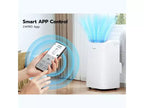 Climatiseurs portables ZAFRO avec WiFi, Ultra-Silencieux 44 dB, Écologique R32, Refroidissement rapide en 30s, Pas de drainage nécessaire