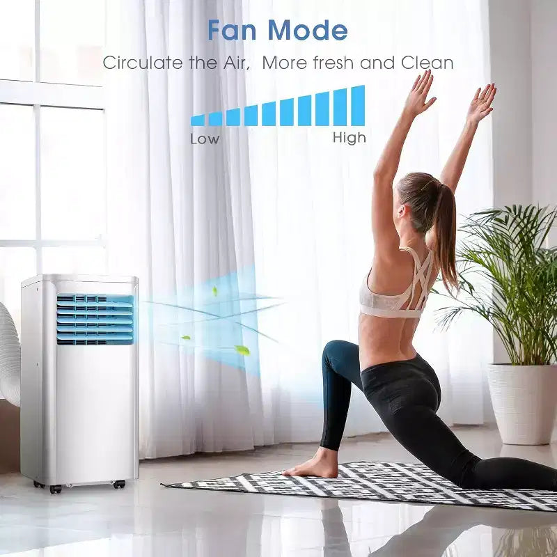 Climatiseurs portables ZAFRO pour chambre. Climatiseur portable silencieux avec fonctions de refroidissement, déshumidificateur, ventilateur, mode veille, télécommande