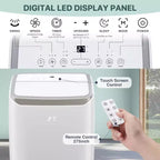 Climatiseur portable 14000 BTU, refroidissement rapide 70 m², climatiseur portable 3-en-1 avec fonctions de refroidissement, déshumidification et ventilation