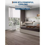 Aire Acondicionado Portátil de 8,000 BTU, Unidades de Aire Acondicionado Portátil 4 en 1 para Habitaciones con Ventilador, Deshumidificador, Enfría Habitaciones de Hasta 32.5 Metros Cuadrados