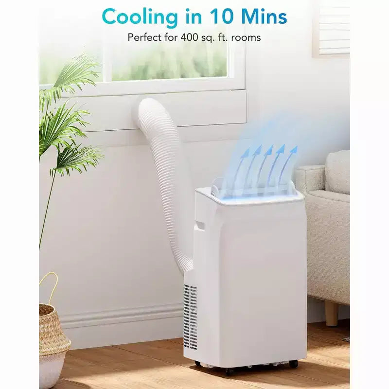 Climatiseur portable, Unité de climatisation verticale de 12 000 BTU avec ventilateur et déshumidificateur, Refroidit des pièces jusqu'à 37 m² pour la maison, le bureau et la chambre