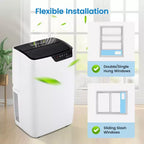 Climatiseurs portables de 12 000 BTU, refroidissent jusqu'à 51 m², 3 modes, unité de climatisation portable, fonction déshumidificateur et ventilateur avec télécommande