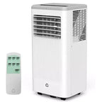 Climatiseur portable 8 000 BTU, unité de climatisation portable pour chambre jusqu'à 32,5 m², refroidissement, déshumidificateur, climatiseur sur pied, minuterie 24h
