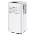 Climatiseur mobile 8 000 BTU, unité de climatisation 3 en 1 avec roulettes à 360 degrés, refroidit rapidement 39 m², mode veille, déshumidificateur intégré, mode ventilateur