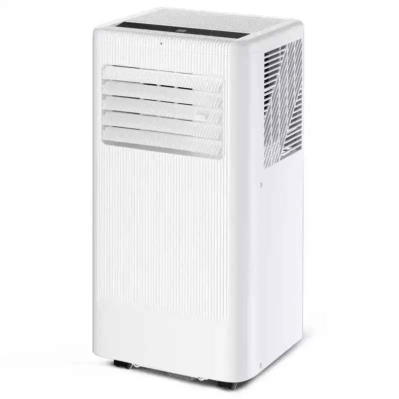 Climatiseur mobile 8 000 BTU, unité de climatisation 3 en 1 avec roulettes à 360 degrés, refroidit rapidement 39 m², mode veille, déshumidificateur intégré, mode ventilateur