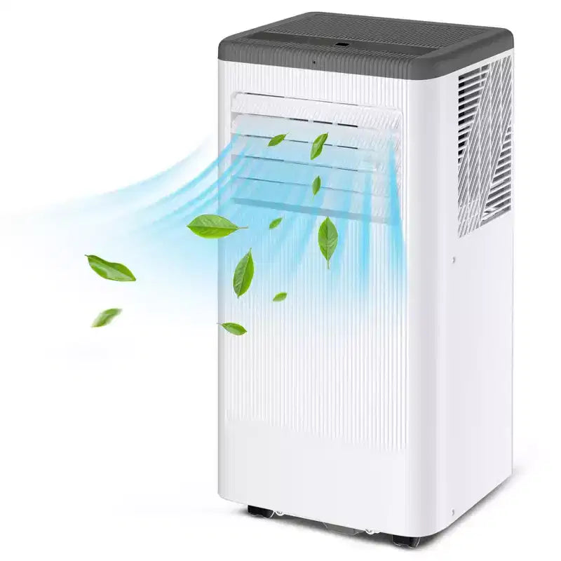 Climatiseur portable 8 000 BTU avec fonctions de refroidissement, déshumidificateur, ventilateur 3-en-1, écran LED, minuterie 24h, refroidissement haute efficacité DOE SACC 5 000 BTU
