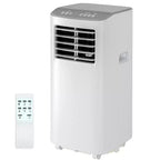 Climatiseur TROPOW, unité 3-en-1 de 8000 BTU avec mode ventilateur, télécommande et conception sans évacuation, climatiseur portable pour pièce.