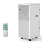 Climatiseur portable 12 000 BTU 3-en-1 sans drainage pour chambres à coucher (17,6-23,2 m²), déshumidificateur, ventilateur, mode veille, minuterie 24 heures