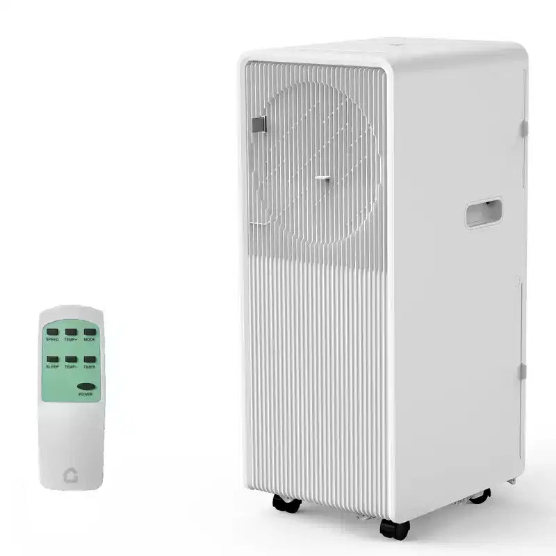 Aire acondicionado portátil de 12,000 BTU, 3 en 1, sin drenaje, para dormitorios (17.65 - 23.22 m²), deshumidificador, ventilador, modo de suspensión, temporizador de 24 horas