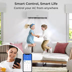 Costway Climatiseur mini-split 2 zones 18 000 BTU 22 SEER2 208-230 V compatible Wi-Fi