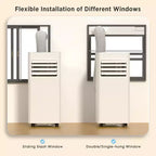 Aire Acondicionado Portátil ZAFRO, Unidad de CA Portátil de 4 Modos con Enfriamiento Rápido/Eficiencia Energética/Control Remoto/Temporizador de 24 Horas para Dormitorio
